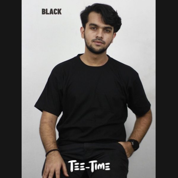 Black Plain T-Shirt
