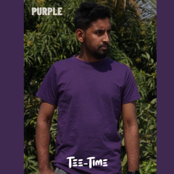 Purple Plain T-Shirt